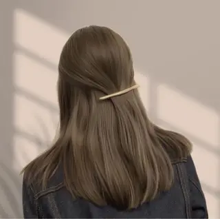 ロング くすみミルクティー/ ブラウン🪡TOWAのヘアスタイル