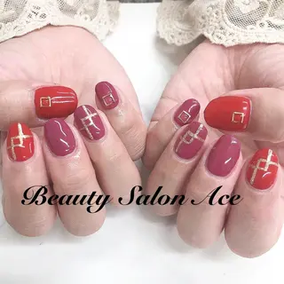 ネイル Beauty Salon Ace(ネイルサロン エース)所属・池袋フィルイン Ace♡長さだしのネイルデザイン