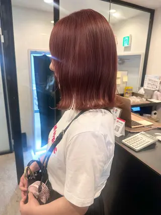 ミディアム 北山 巴奈のヘアスタイル