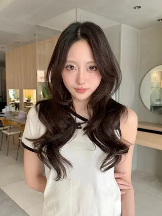 ロング 💓ロング韓国ヘア ~Kirara💓のヘアスタイル