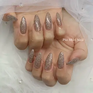 ネイル momo 長さだしのネイルデザイン