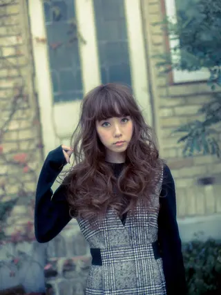 セミロング カラー パーマ ヘアアレンジ メンズ キッズ ネイル マツエク・マツパ premier modelsのヘアスタイル