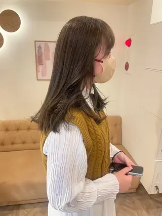 ロング rino カットモデル/名古屋のヘアスタイル