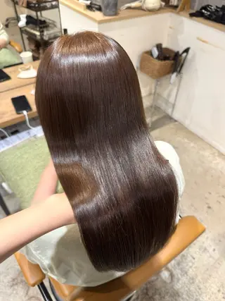 ロング カラー La Bonheur hair parfait所属・谷本虎太郎 🌈艶カラー髪質改善のヘアスタイル