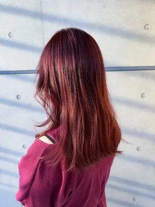 セミロング カラー 椎葉 祐也のヘアスタイル