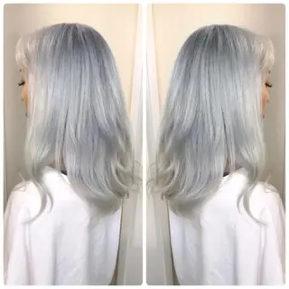 セミロング カラー 寺山 佳貴のヘアスタイル