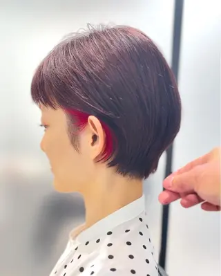 ショート カラー ショートヘア、ボブ こやさん　コヤマのヘアスタイル