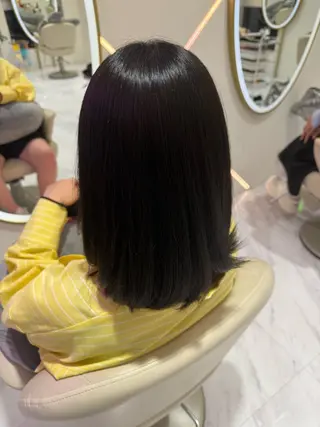 ミディアム カラー yuki ／ヘアカラーのヘアスタイル