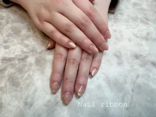ネイル ネイルリボン 笠井のネイルデザイン
