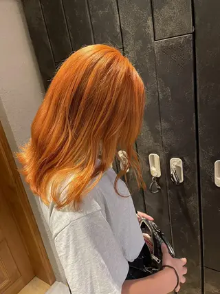 ミディアム カラー アティリー 西梅田のヘアスタイル