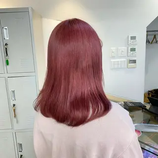 セミロング カラー パーマ ヘアアレンジ メンズ キッズ ネイル マツエク・マツパ アイブロウ 暖色系/透明感 治野心のヘアスタイル