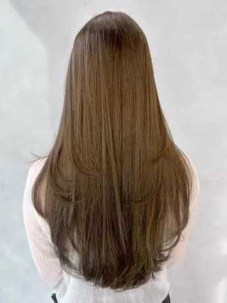 セミロング カラー ITbyALBUM 八王子店のヘアスタイル