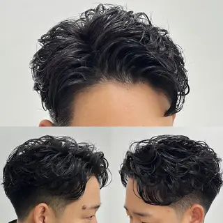ショート パーマ メンズ 立川/メンズパーマ 厚進太郎のヘアスタイル