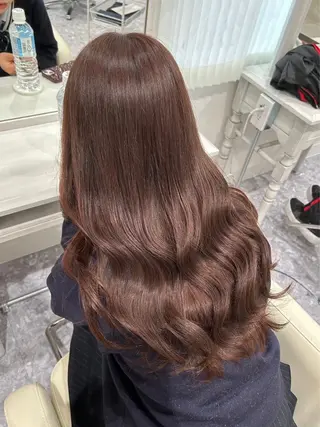 ロング カラー 武田 葵のヘアスタイル