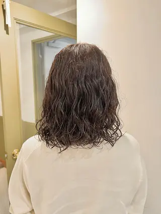 ミディアム パーマ メンズカット /パーマ🍀田畑玖音のヘアスタイル