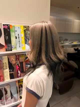 ロング カラー Hair's Gallery堺高島屋所属・ヘアーズギャラリー 山本愛華のヘアスタイル