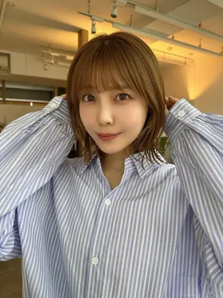 ミディアム 美髪縮毛矯正 /髪質改善のヘアスタイル