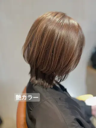 ミディアム カラー 🌷ナチュラル/ 似合わせ🌷長岡のヘアスタイル