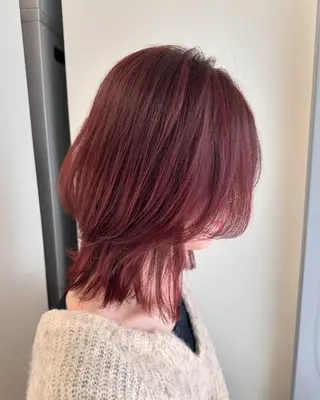 ミディアム カラー 髪質改善のプロ✨りな さんのヘアスタイル