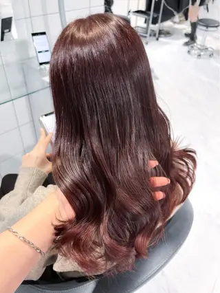 ロング カラー 表参道♡暗髪^ྀི 艶カラー♡アユミのヘアスタイル