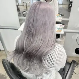 セミロング カラー ヘアアレンジ 💗💗韓国レイヤー yu-ki💗💗のヘアスタイル