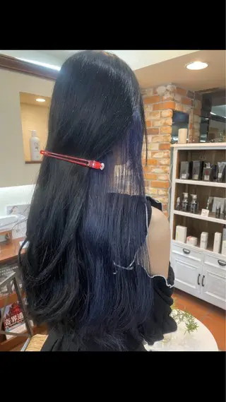 セミロング カラー 【感動の美髪矯正】 溝の口/佐藤那都💫のヘアスタイル