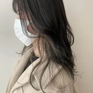 ロング 中井 茅佳のヘアスタイル