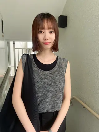 ショート 似合わせ小顔レイヤー 🎀nonokaのヘアスタイル