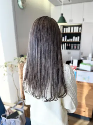 ロング カラー 堀 望美のヘアスタイル