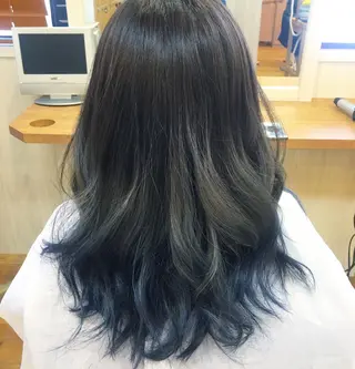 ロング カラー BLINK京橋 (ブリンク)のヘアスタイル