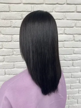 ロング DIFINOaoyama所属・🎧ayaka/ボブ /透明感カラー🩵のヘアスタイル