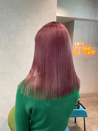 カラー スミレ /メンズ /コーンロウのヘアスタイル