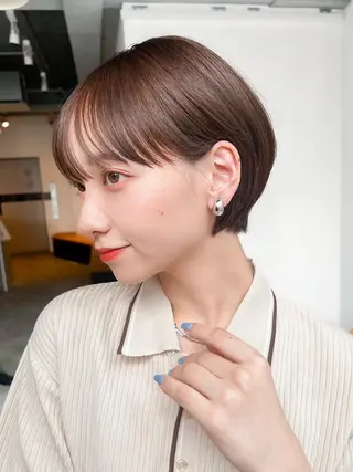 カラー ショート ITbyALBUM 浦和店のヘアスタイル