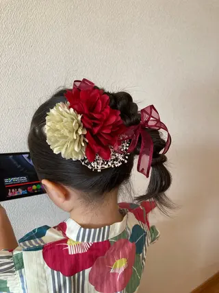 ヘアアレンジ キッズ liage越谷店所属・liage ܀ꕤ୭* ちばかつら𖦞のヘアスタイル