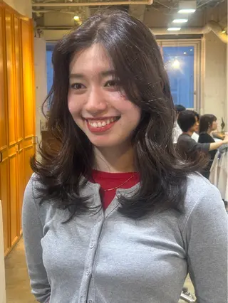 ロング カラー ナチュラル大人っぽい スタイル　MAORIのヘアスタイル