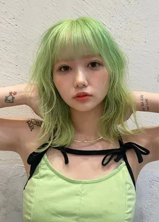 カラー 名古屋カラーモデル SOLAのヘアスタイル