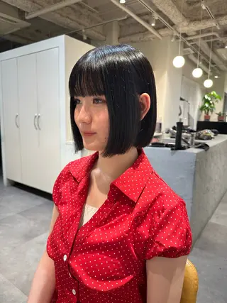 ショート roka  harajuku所属・HANAME カットモデル募集のヘアスタイル