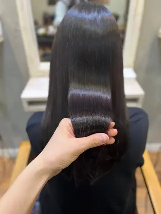 ロング カラー 新宿🫧髪質改善 🫧耳ツボ🫧まなのヘアスタイル