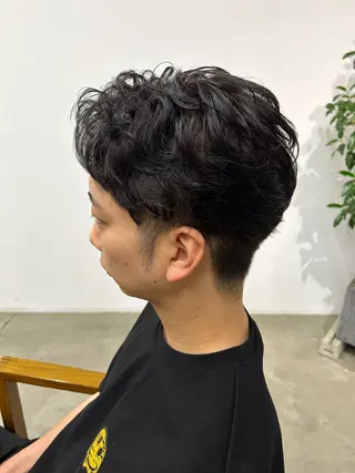 メンズ ピンとしない縮毛矯正 メンズスタイル小山光のヘアスタイル