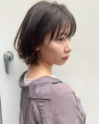 ショート カラー パーマ ヘアアレンジ メンズ キッズ ネイル マツエク・マツパ SALOWIN梅田茶屋町店所属・ウルフレイヤーカット /チヒロのヘアスタイル