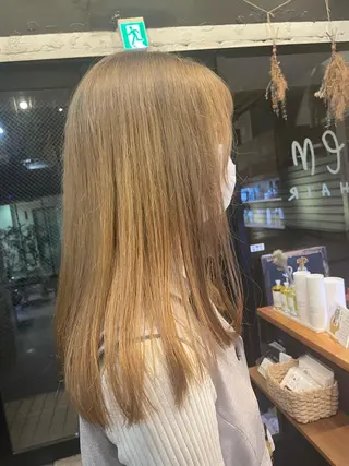 セミロング カラー ヘアアレンジ 🎀ダブルカラーレイ ヤーyuuri🎀のヘアスタイル