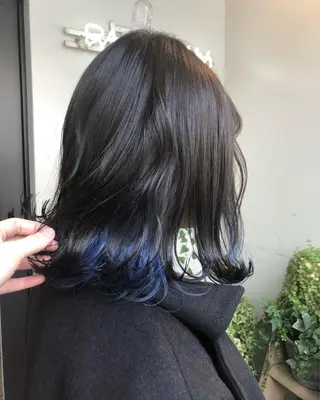 ミディアム カラー ✂︎岡根 京花✂︎のヘアスタイル