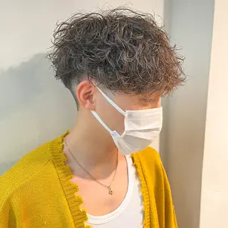 ショート メンズ 色気ある大人カラー /ブリーチなしのヘアスタイル