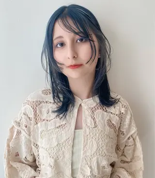 ミディアム ♡ハッシュカット/ レイヤー/yucoのヘアスタイル