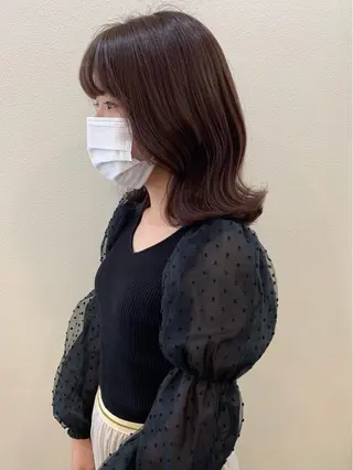 ミディアム カラー ヘアアレンジ 髪質改善支持率 No. 1✨mayuのヘアスタイル