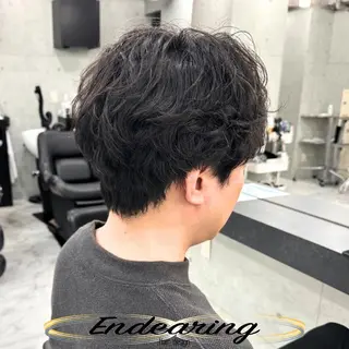 パーマ Endearing 銀座/レイヤーカットのヘアスタイル