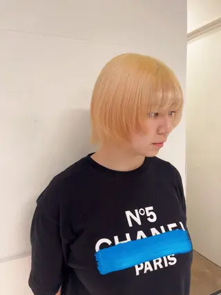 ミディアム りおな/エクステ /ミルクティーカラーのヘアスタイル