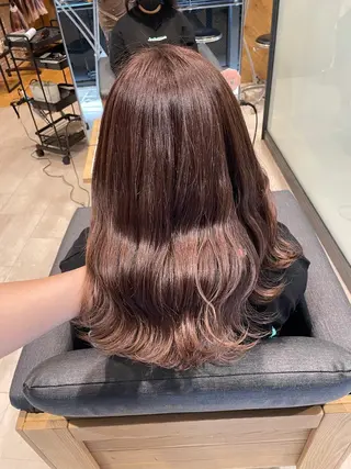 ミディアム コトネ🫧 韓国風レイヤーカットのヘアスタイル