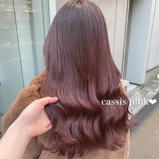 セミロング ブリーチなし暖色 💗AKARI💗のヘアスタイル