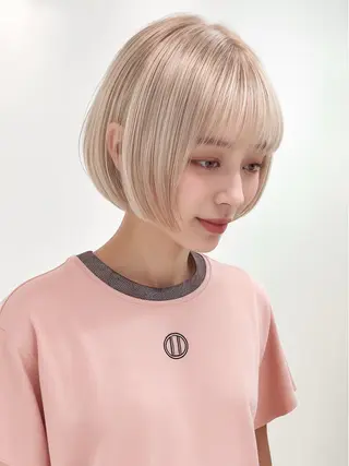 ショート カラー ヘアアレンジ VIM hairおもろまち店のヘアスタイル